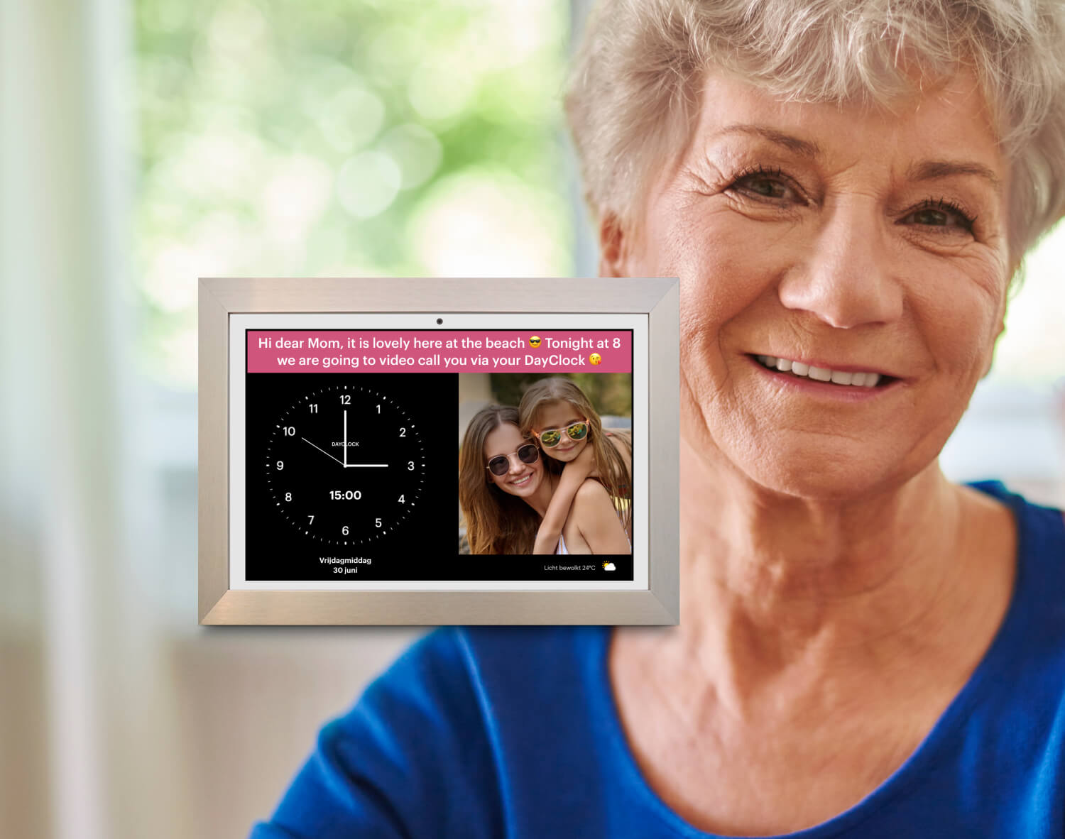 Elderly people only have<br>to watch the clock