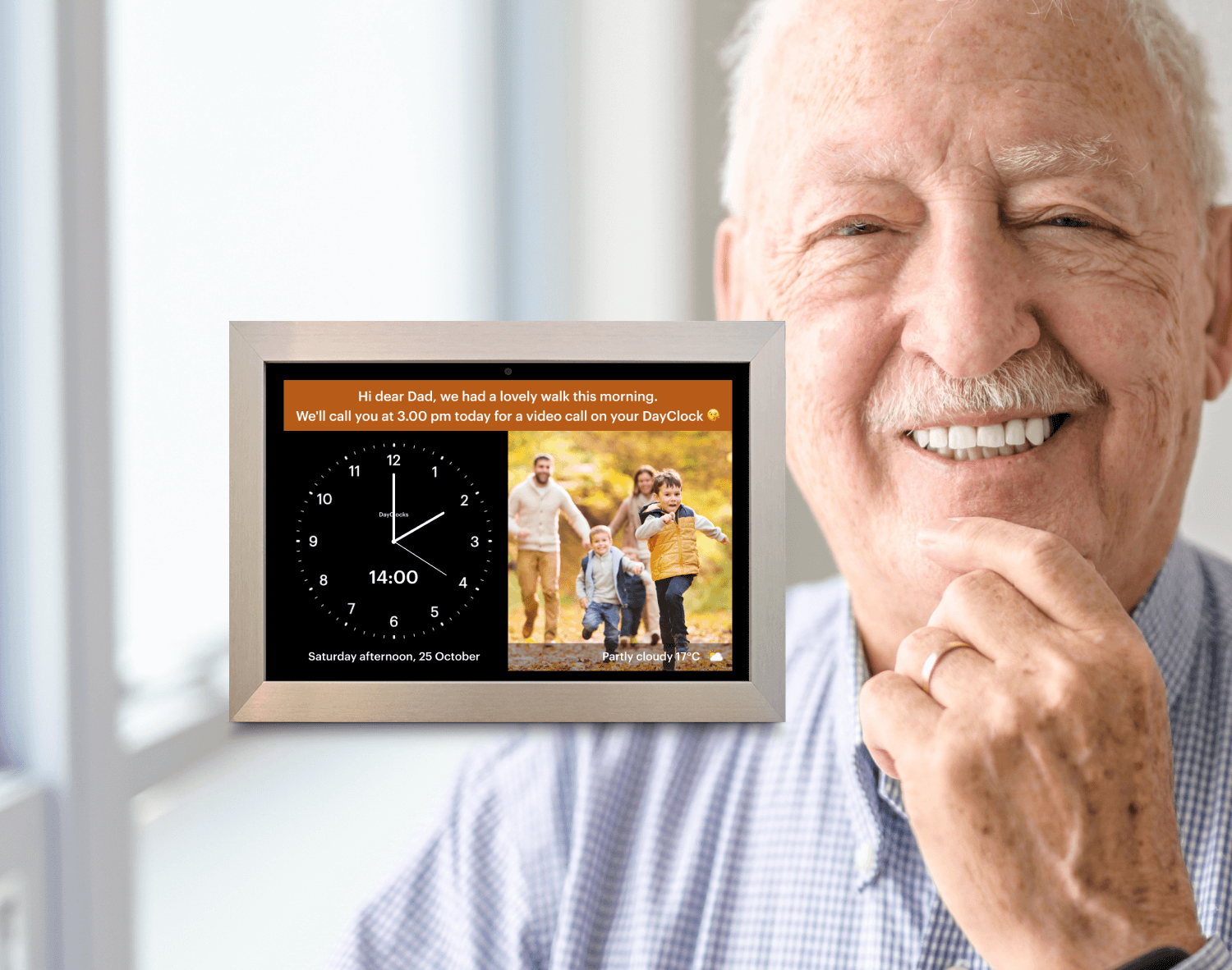 Elderly people only have<br>to watch the clock