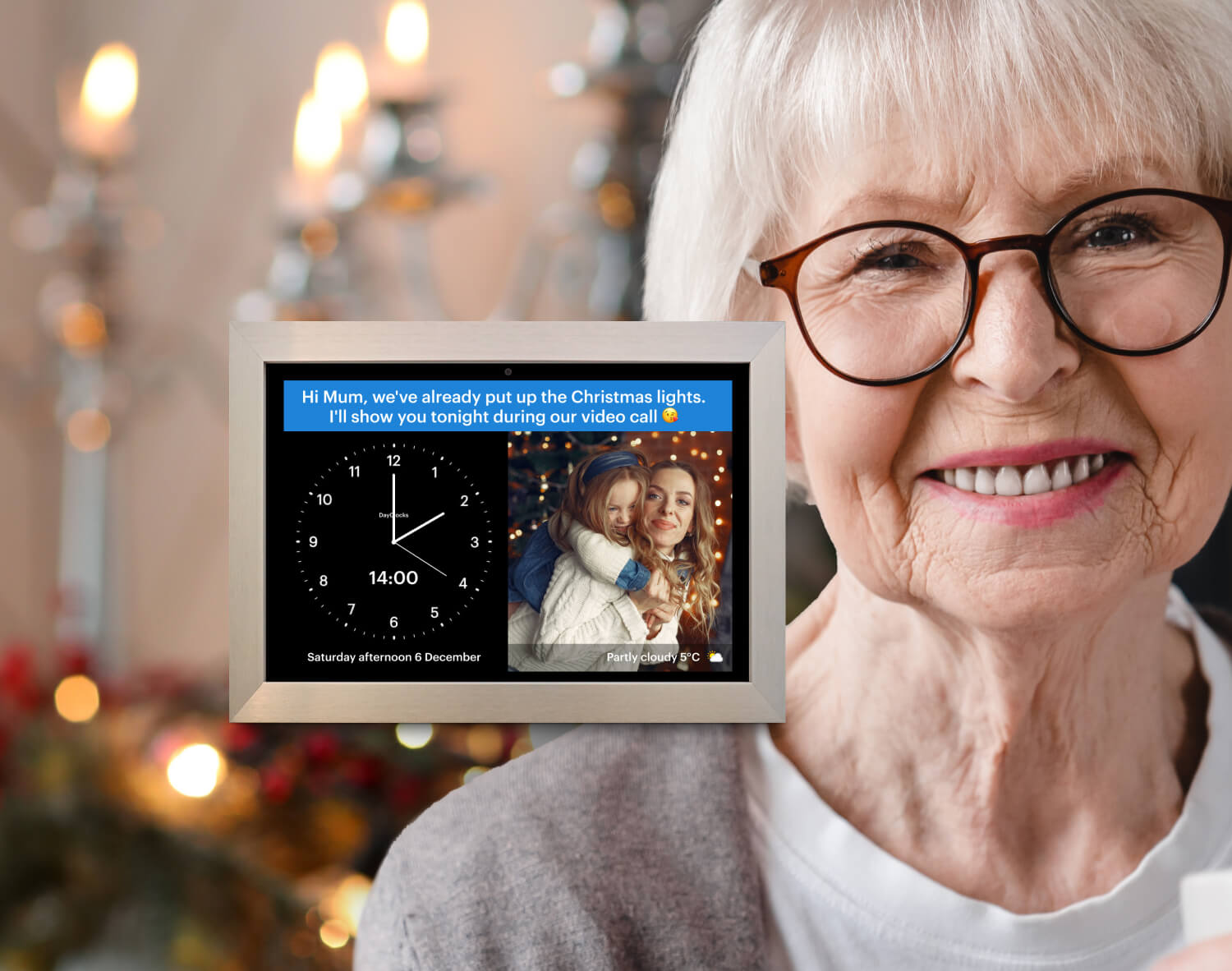 Elderly people only have<br>to watch the clock