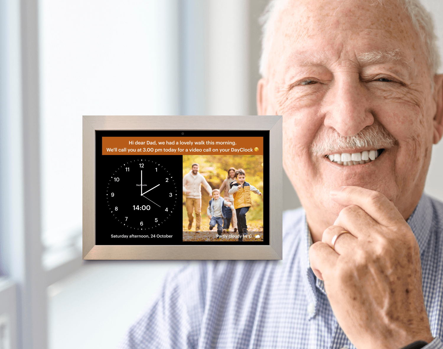 Elderly people only have<br>to watch the clock
